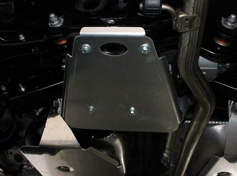 Защита алюминиевая ТСС (4 мм) для заднего дифференциала Toyota RAV4 V XA50 2019-2026. Артикул ZKTCC00422