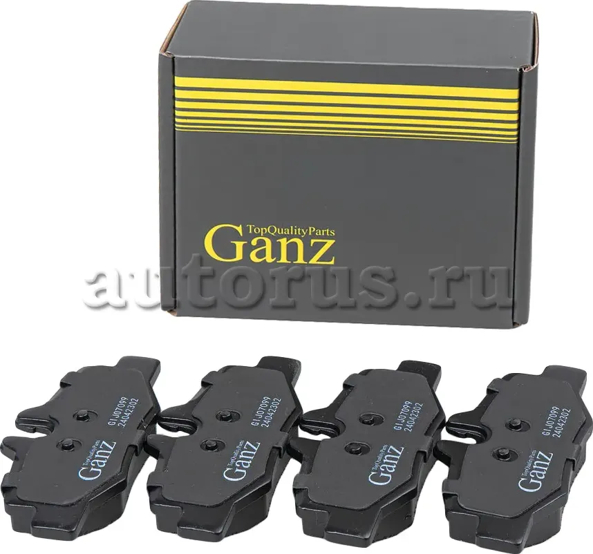 Колодки задние MERCEDES-BENZ Viano(W639) 2.0D-3.7 03> / Vito(W639 GANZ GIJ07099 Ganz. Артикул GIJ07099