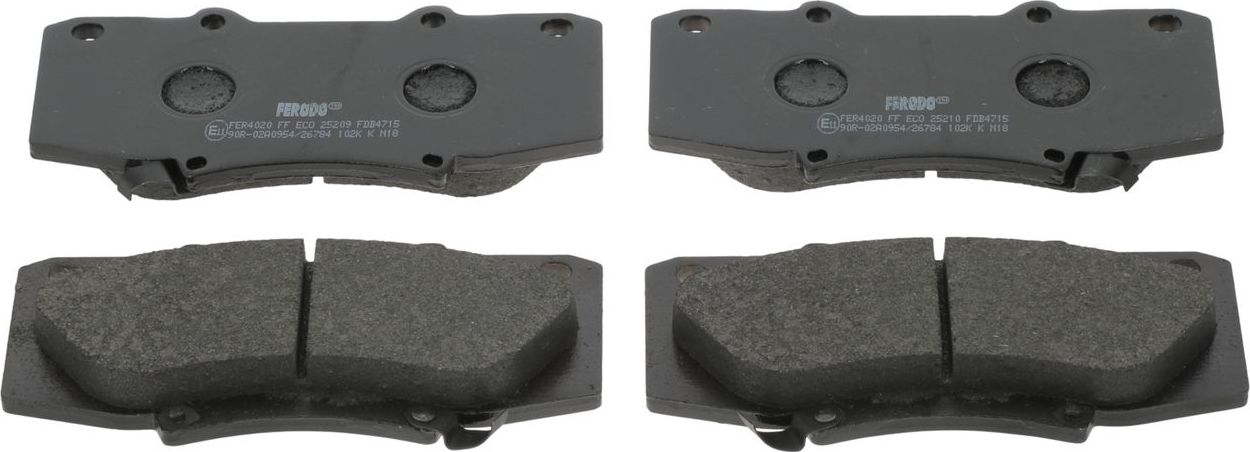 Тормозные колодки Ferodo Premier Eco Friction. Артикул FDB4715