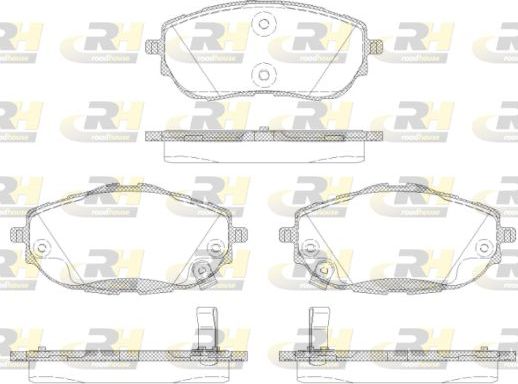 Тормозные колодки RoadHouse. Артикул 21561.02