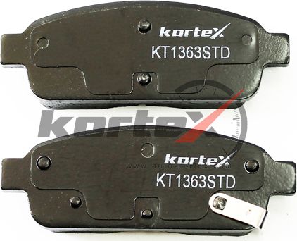 Колодки торм. CHEVROLET CRUZE 09- R16 задн.к-т (Kortex). Артикул KT1363STD