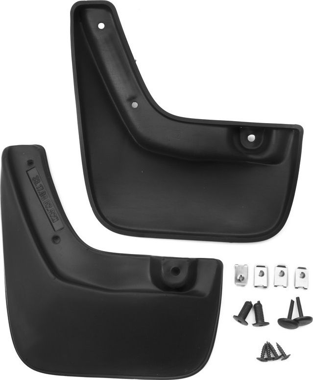 Брызговики Frosch (в пакете) задняя пара для Mazda 3 II хэтчбек 2009-2011. Артикул NLF.33.17.E11