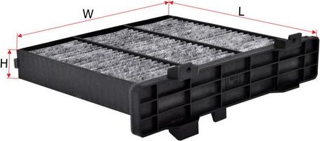 Салонный фильтр Sakura. Артикул CAC-10100