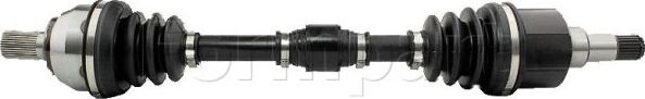 Полуось (привод в сборе, приводной вал) Formpart. Артикул 15380023/S