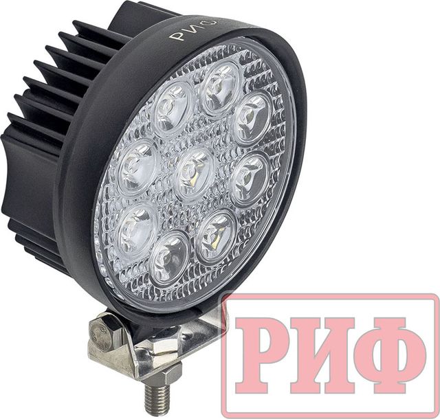 Фара дальнего света РИФ 116 мм 27W LED. Артикул SM-920P