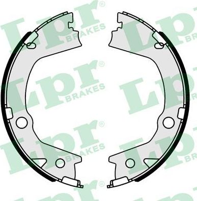 Тормозные колодки (стояночная тормозная система) LPR задние для SsangYong Actyon Sports II 2012-2016. Артикул 01136