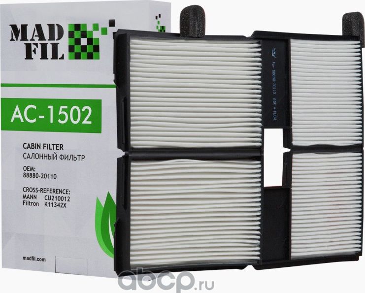 ФИЛЬТР САЛОНА (JD) (Madfil). Артикул AC1502