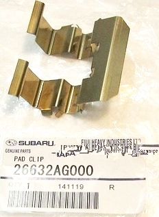 Скоба тормозного суппорта Subaru. Артикул 26632AG000