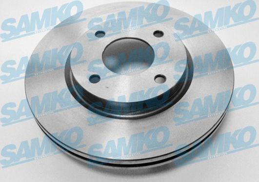 Тормозной диск Samko передний для Nissan Tiida I 2007-2010. Артикул N2024V