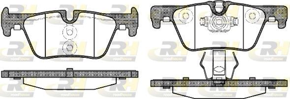 Тормозные колодки RoadHouse задние для BMW 2 F22 2012-2026. Артикул 21476.00