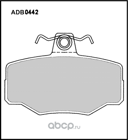 Колодки тормозные NISSAN Almera (N16E),Primera (P11) задние (4шт.) ALLIED NIPPON. Артикул ADB0442