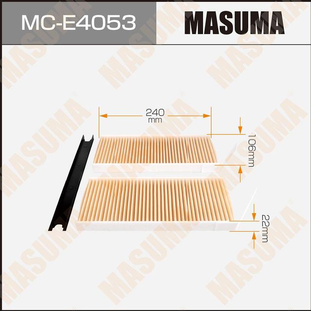 Салонный фильтр Masuma. Артикул MC-E4053