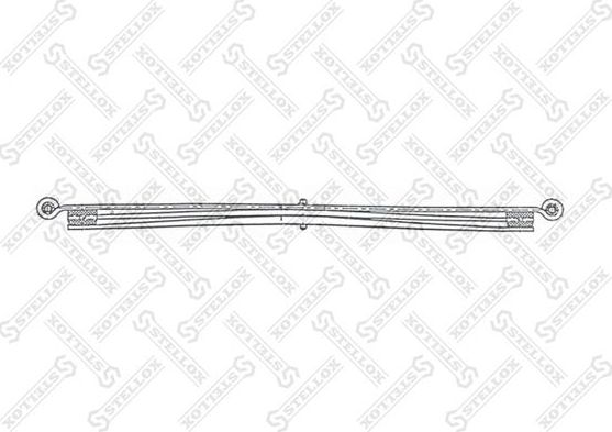Рессора Stellox. Артикул 12-00081-SX