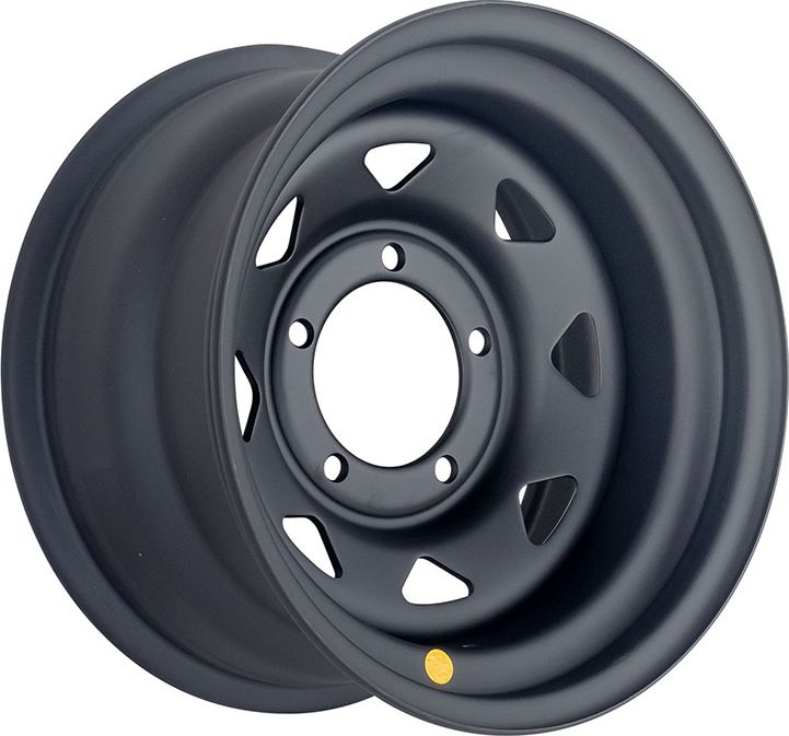 Колёсный диск OFF-ROAD Wheels усиленный стальной черный матовый 5x139,7 8xR15 d110 ET-19 (треуг. мелкий) для УАЗ Хантер 2003-2026. Артикул 1580-53910MB-19A17