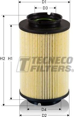 Топливный фильтр  Tecneco Filters. Артикул GS0308E