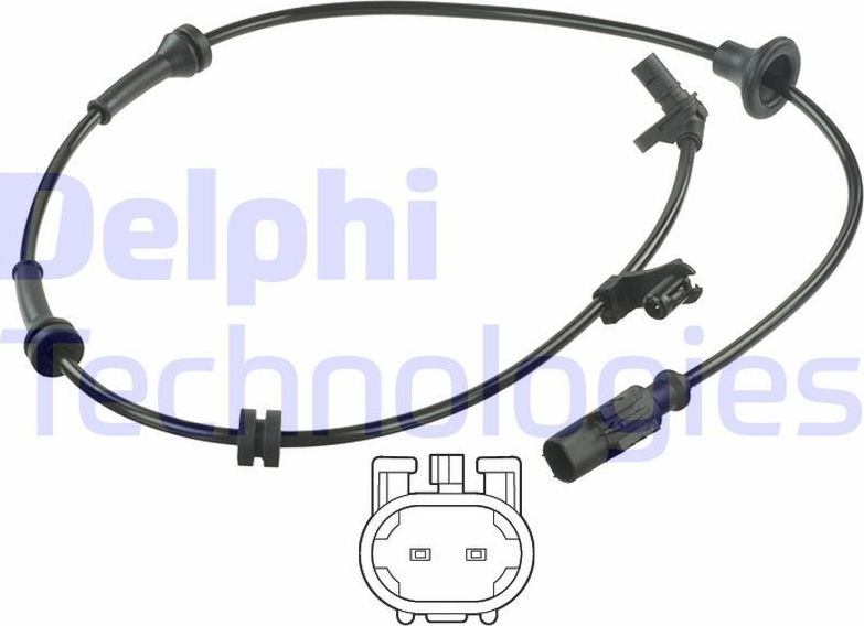 Датчик ABS Delphi. Артикул SS20343