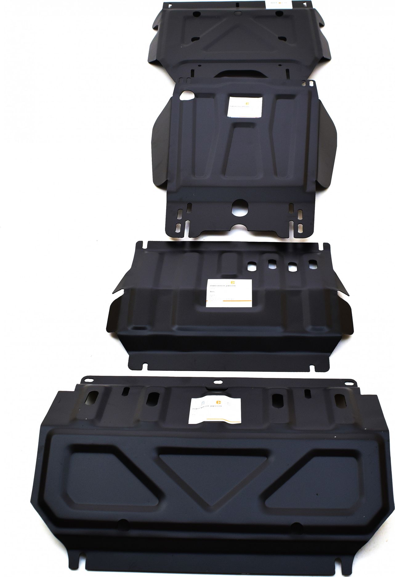 Защита Alfeco для радиатора, редуктора переднего моста, КПП и раздатки Mitsubishi L200 V 2016.07-2026. Артикул ALF.14.47-48-49