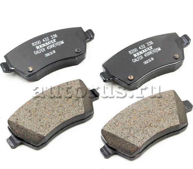 Тормозные колодки Renault передние для Renault Megane IV 2015-2026. Артикул 410608481R