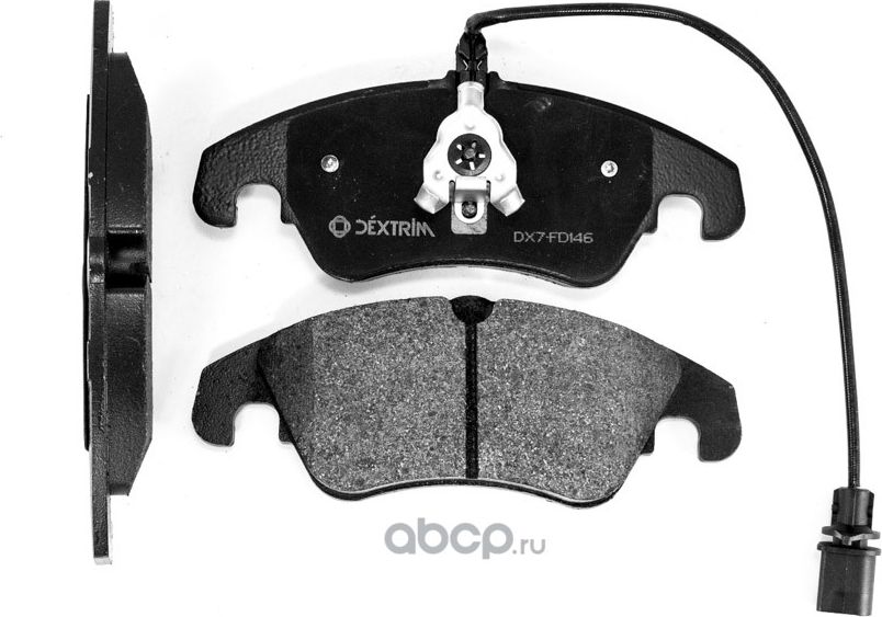 Колодки тормозные передние (Dextrim). Артикул DX7FD146