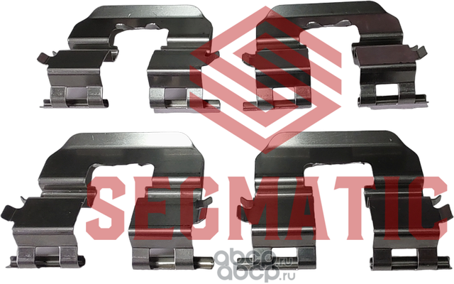 Р/к (пыльники напр.+фикс. пластины+смазка направл.) колодок тормозных KIA RIO 09 (Segmatic). Артикул SG700320