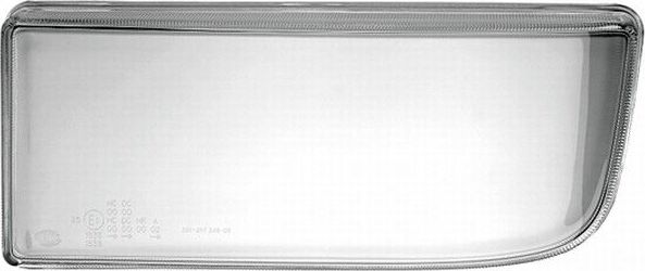 Стекло фары Hella правая для Mercedes-Benz Axor 2004-2026. Артикул 9ES 247 754-001