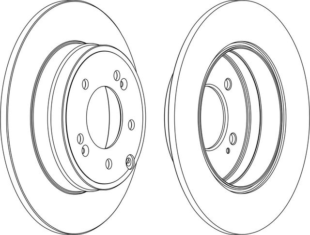Тормозной диск Ferodo Premier задний для Kia Optima III 2010-2015. Артикул DDF1787C