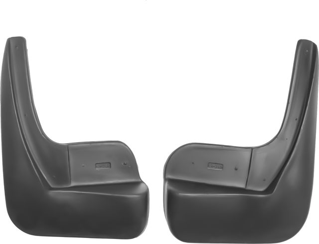 Брызговики 3D Norplast Renault Logan II X52 2014-2026. Задняя пара. Артикул NPL-Br-69-24B