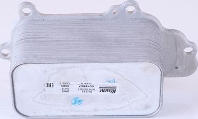 Радиатор масляный (маслоохладитель) для двигателя Nissens (алюминий). Артикул 91225