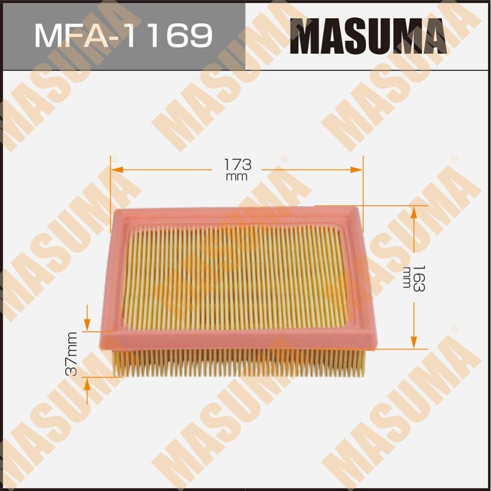 Воздушный фильтр Masuma. Артикул MFA-1169