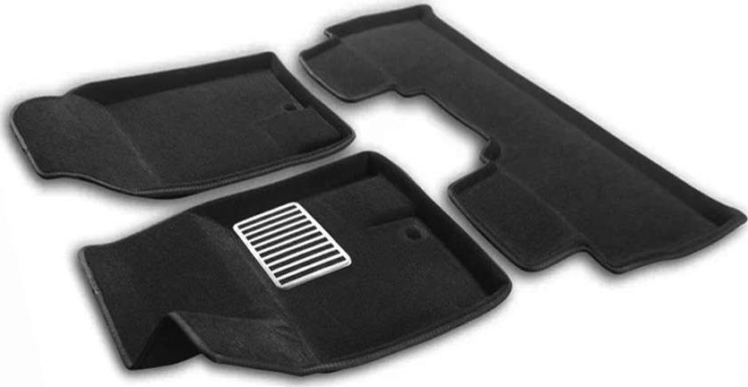 Коврики текстильные Euromat 3D Lux для салона Jetour T2 2023-2026. Артикул EM3D-000023