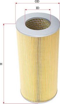 Воздушный фильтр Sakura. Артикул A-1128