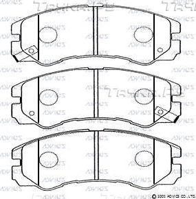 Тормозные колодки Advics. Артикул SN828P