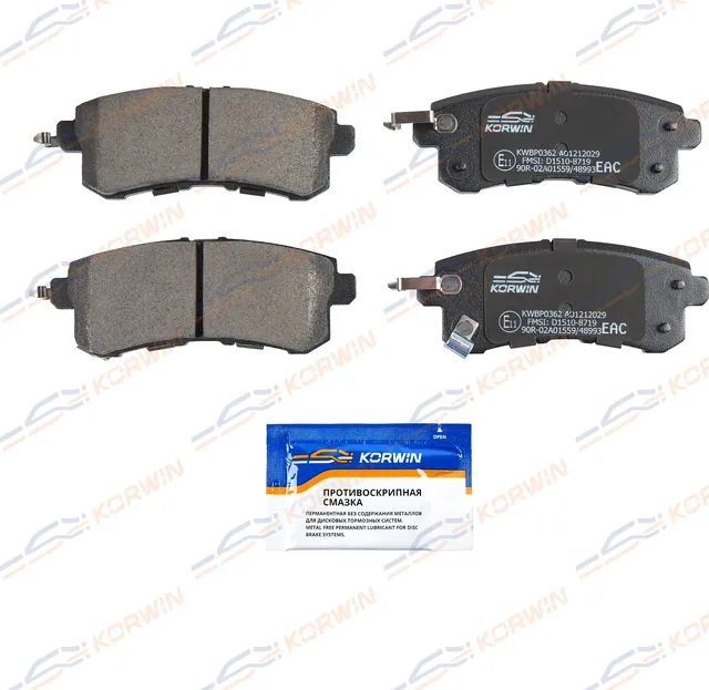 Колодки тормозные зад. Infiniti QX56 (Z62) 10-/QX80 (Z62) 13-/Nissan Patrol 10 (Korwin). Артикул KWBP0362