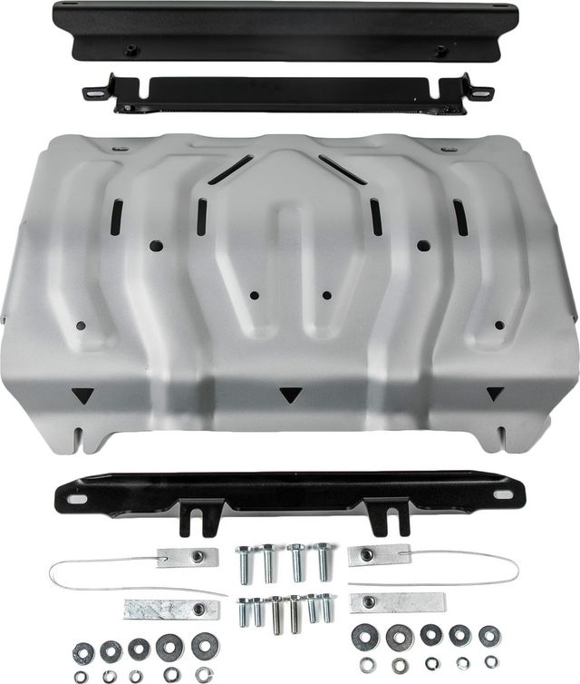 Защита алюминиевая Rival для радиатора Fiat Fullback 2016-2026. Артикул 333.4046.2