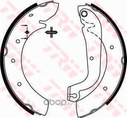 Тормозные колодки Patron задние для Citroen C25 1987-1994. Артикул PSP270