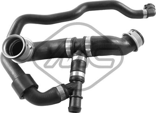 Патрубок радиатора (системы охлаждения) Metalcaucho. Артикул 99409