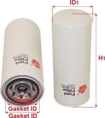 Топливный фильтр Sakura. Артикул FC-5519