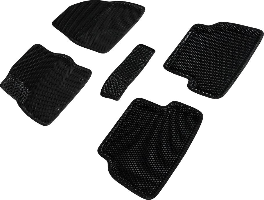 Коврики Seintex 3D EVA ромб для салона BMW Х5 F15 2013-2019 ЧЕРНЫЕ. Артикул 95274