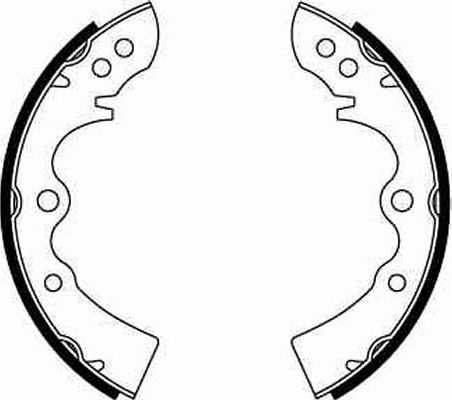 Тормозные колодки TRW для Mazda 1000 1975-1977. Артикул GS8042