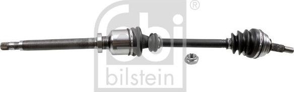 Полуось (привод в сборе, приводной вал) Febi Bilstein передняя правая для Renault Clio III 2005-2014. Артикул 182884
