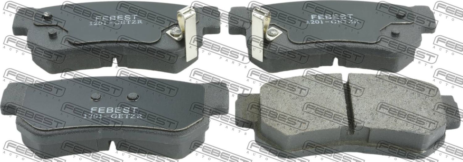 Тормозные колодки Febest. Артикул 1201-GETZR