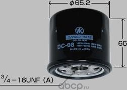 DC-08 МАСЛЯНЫЙ ФИЛЬТР С ДВОЙНЫМ КЛАПАНОМEJ#,EF#,HCEJ,K3V# 98-,K6A 01 (VIC). Артикул DC08