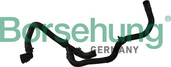 Патрубок радиатора (системы охлаждения) Borsehung задний для Volkswagen Scirocco III 2013-2017. Артикул B11972