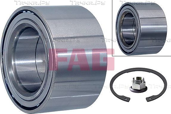 Ступичный подшипник (комплект) Fag передний для Renault Master II 2000-2010. Артикул 713 6307 90