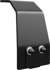 Опора багажника OJ алюминиевая крашеная для установки на водосток h 200 мм. Артикул 09.336.01