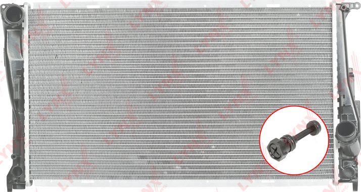 Радиатор охлаждения двигателя LYNXauto. Артикул RB-2068