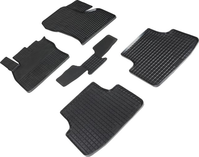 Коврики резиновые Seintex с узором сетка для салона Skoda Octavia A8 Activ 2019-2026. Артикул 96902