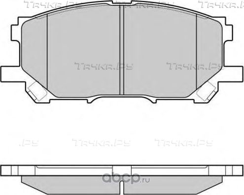 Тормозные колодки Toyota для Lexus RX I 2000-2003. Артикул 0446548100