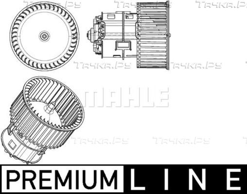 Вентилятор, мотор печки (отопителя) салона Mahle Premium. Артикул AB 182 000P