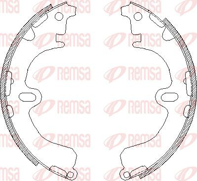 Тормозные колодки Remsa. Артикул 4380.00